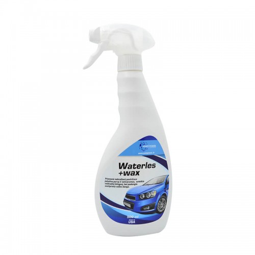 Bevandenis automobilių ploviklis – Waterless + Wax (500 ml) + Universali mikropluošto šluostė (40x40) 2vnt.